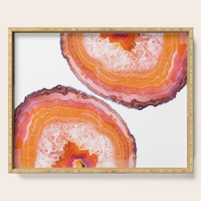 Carnelian Agate Slices Serving Tray Gallery Image 1
