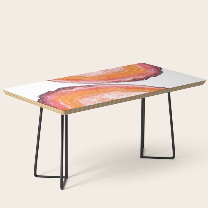 Carnelian Agate Slices Coffee Table Gallery Image 1