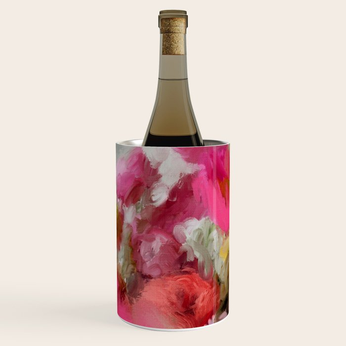 Bouquet floral abstract art Wine Chiller Gallery Image 1