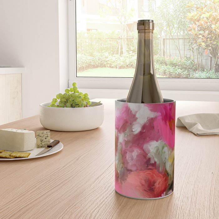 Bouquet floral abstract art Wine Chiller Gallery Image 4