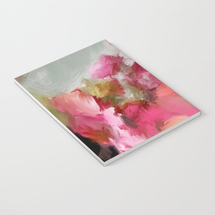Bouquet floral abstract art Notebook Gallery Image 3