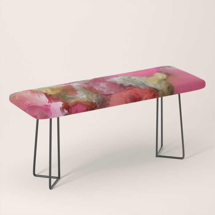 Bouquet floral abstract art Bench Gallery Image 1