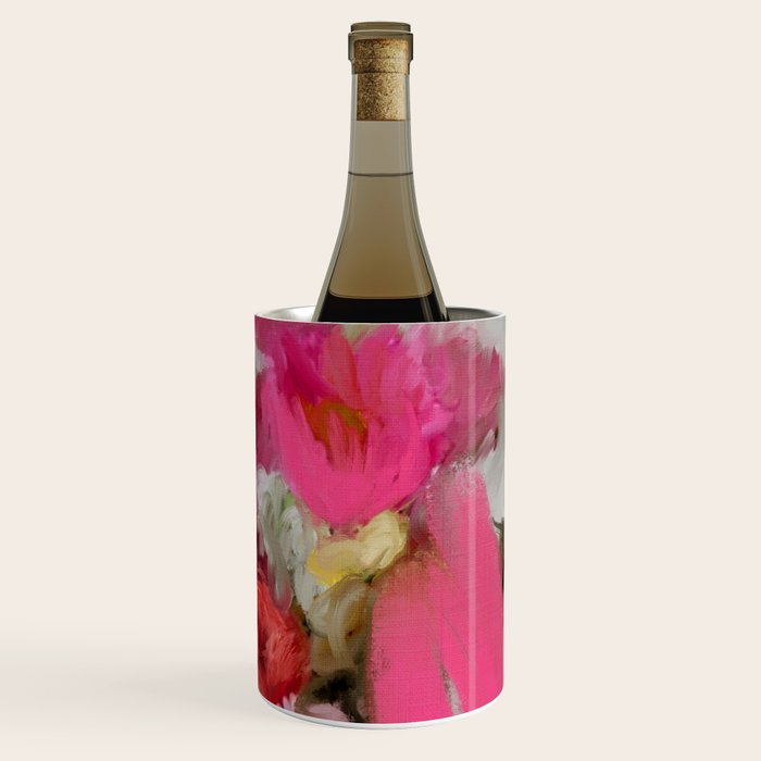 Bouquet floral abstract art Wine Chiller Gallery Image 3