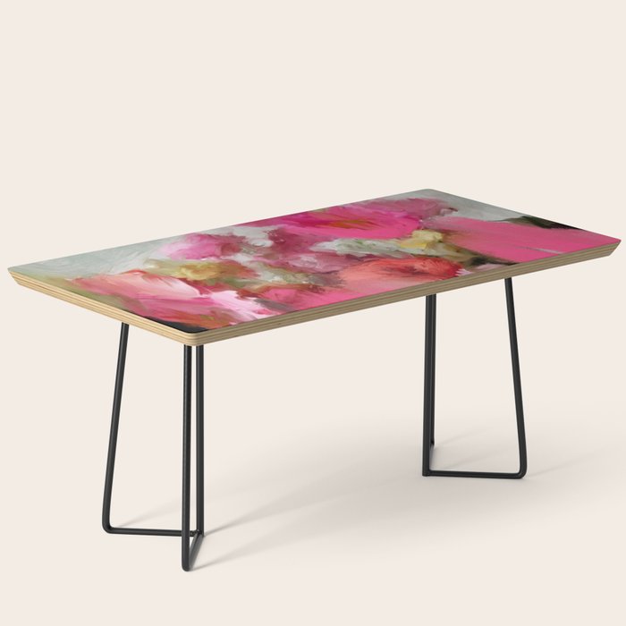 Bouquet floral abstract art Coffee Table Gallery Image 1