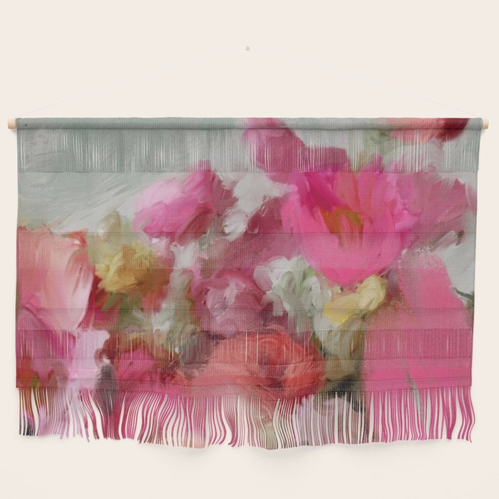 Bouquet floral abstract art Wall Hanging Gallery Image 1