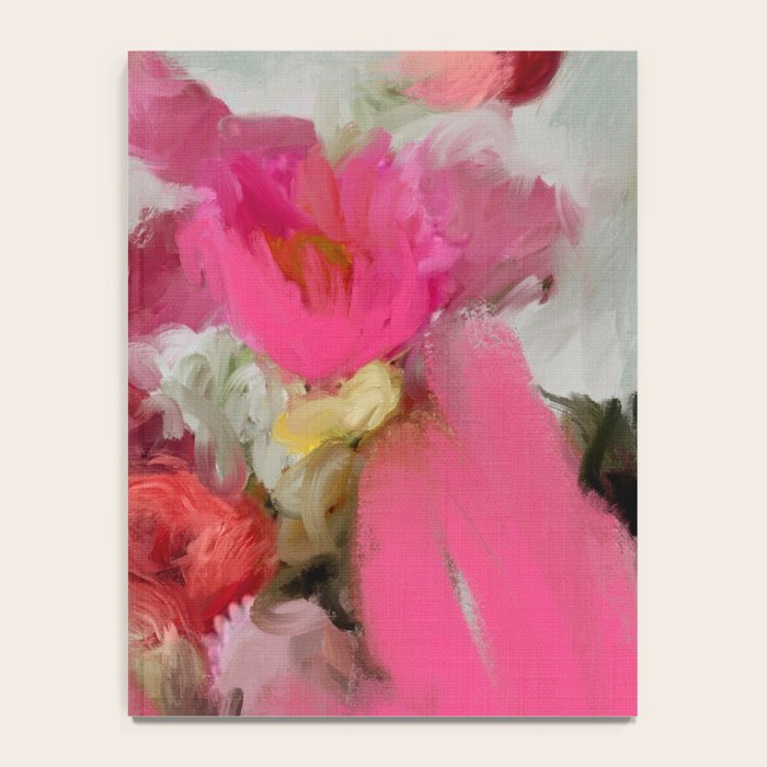 Bouquet floral abstract art Notebook Gallery Image 4