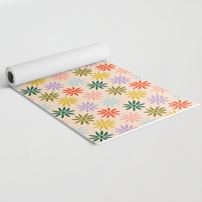 Retro Groovy Sun  Yoga Mat Gallery Image 2