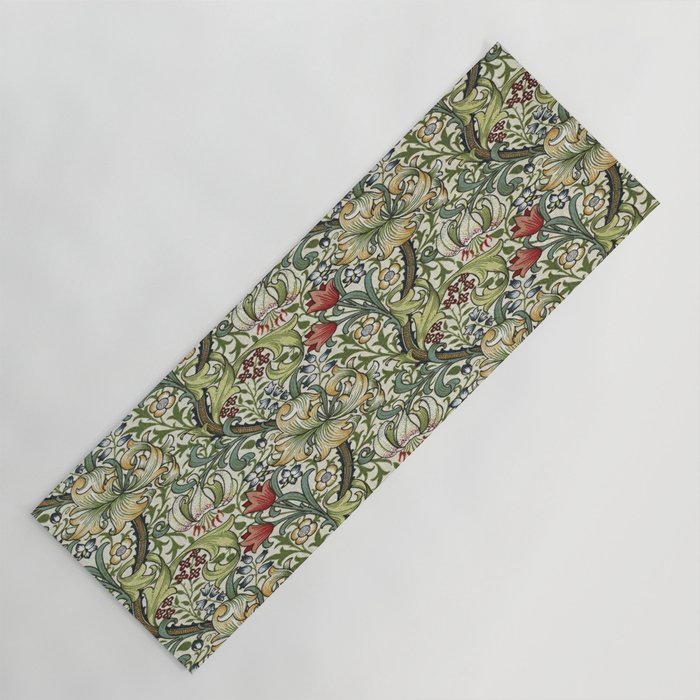 William Morris honeysucklea, Morris floral , No.4, Yoga Mat Gallery Image 1