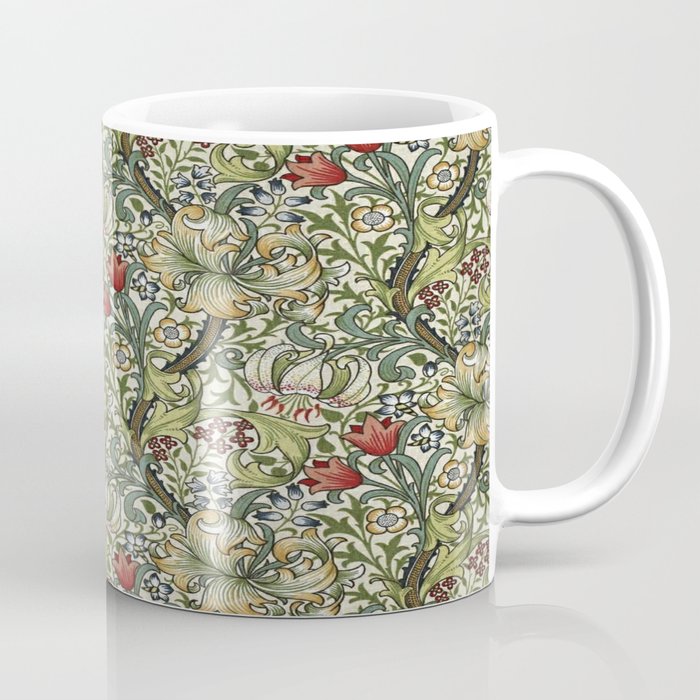 William Morris honeysucklea, Morris floral , No.4, Coffee Mug Gallery Image 1