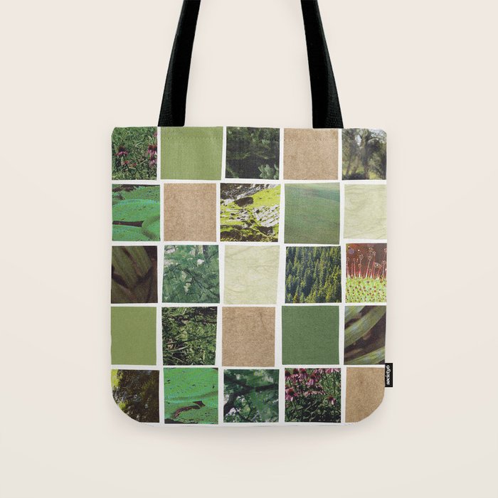Abstract Paper Collage #2 Tote Bag Gallery Image 1