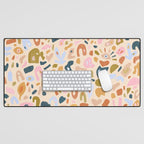Abstract Paper Cuts Desk Mat Gallery Image 1