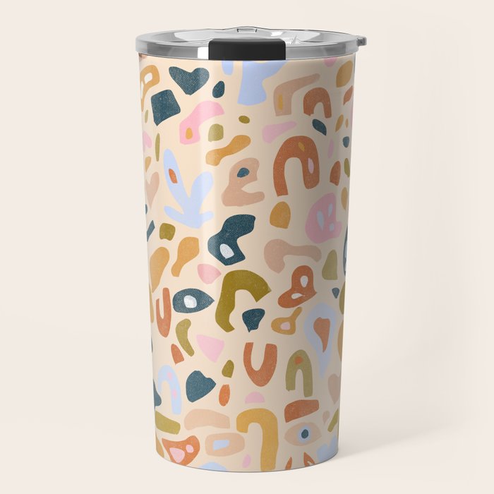 Abstract Paper Cuts Travel Mug Gallery Image 1
