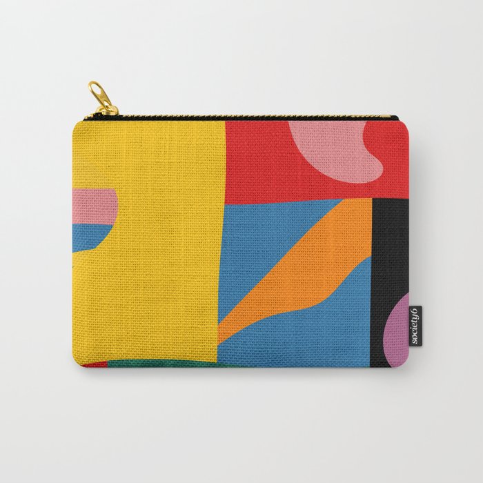 bold abstraction minimal 2 Carry All Pouch Gallery Image 1