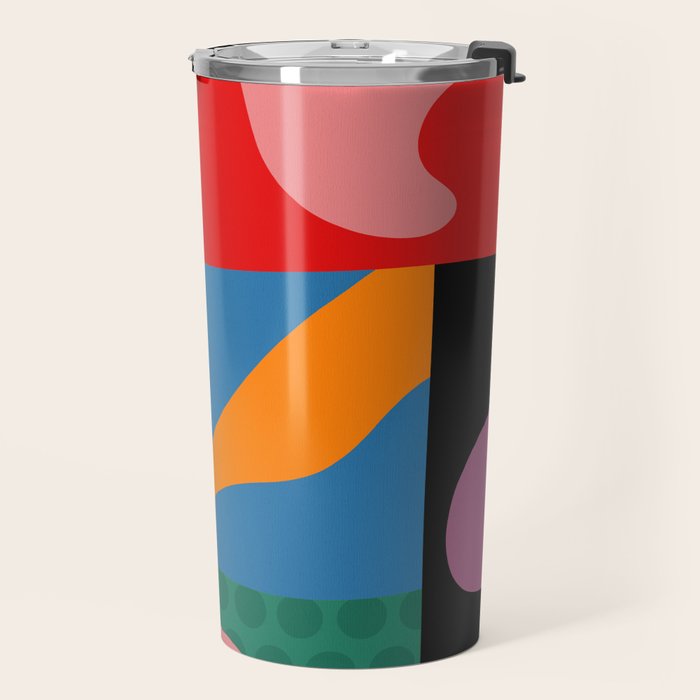 bold abstraction minimal 2 Travel Mug Gallery Image 2