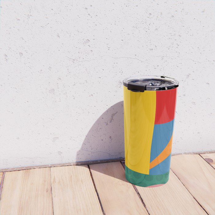 bold abstraction minimal 2 Travel Mug Gallery Image 4