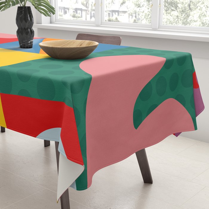 bold abstraction minimal 2 Tablecloth Gallery Image 3