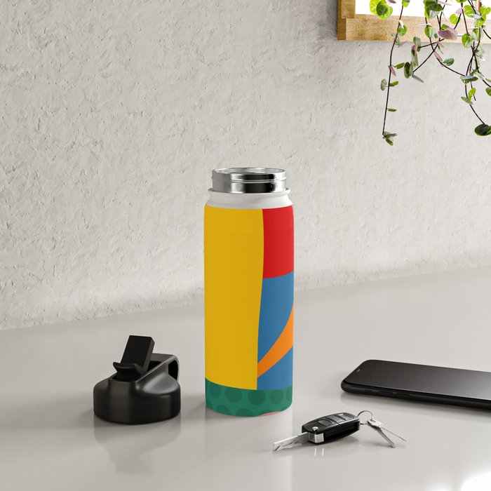 bold abstraction minimal 2 Water Bottle Gallery Image 4