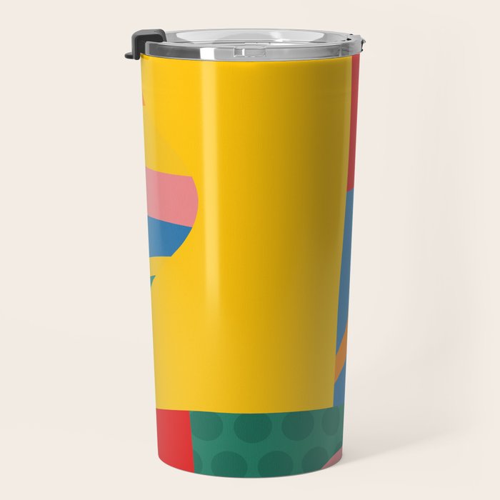 bold abstraction minimal 2 Travel Mug Gallery Image 3