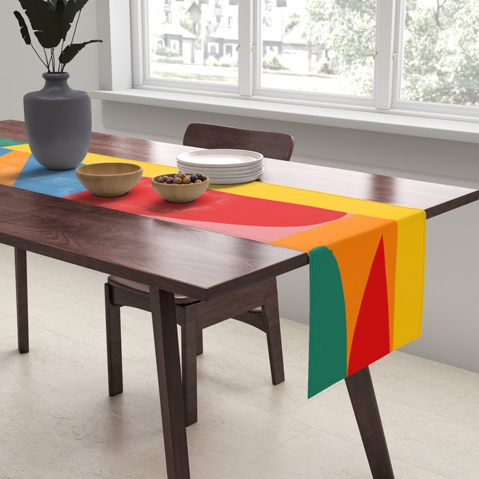 bold abstraction minimal 2 Table Runner Gallery Image 2
