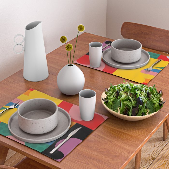 bold abstraction minimal 2 Placemat Gallery Image 2