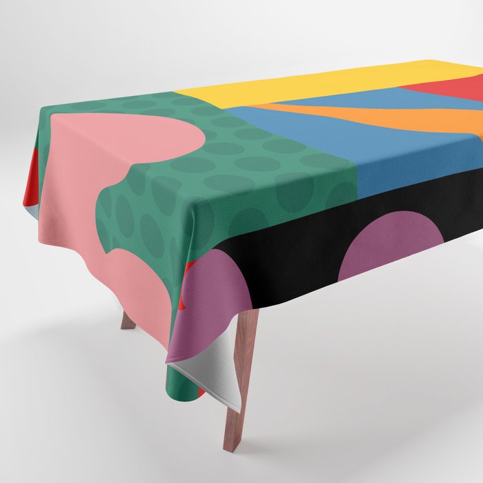 bold abstraction minimal 2 Tablecloth Gallery Image 1