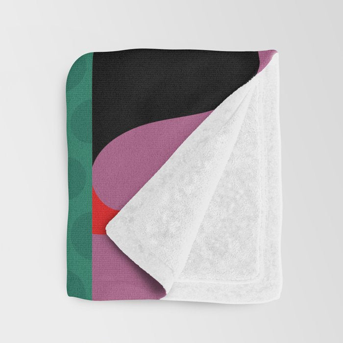 bold abstraction minimal 2 Throw Blanket Gallery Image 3