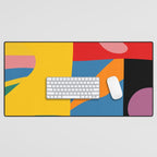bold abstraction minimal 2 Desk Mat Gallery Image 1