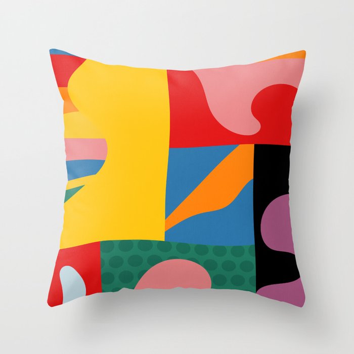 bold abstraction minimal 2 Throw Pillow Gallery Image 6