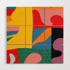 bold abstraction minimal 2 Wood Wall Art Gallery Image 1