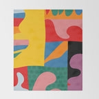 bold abstraction minimal 2 Throw Blanket Gallery Image 2