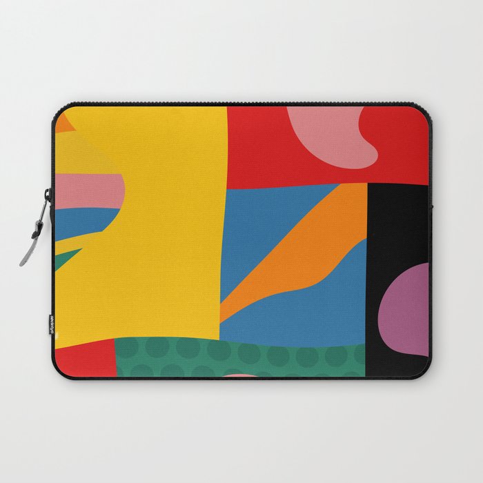bold abstraction minimal 2 Laptop Sleeve Gallery Image 1