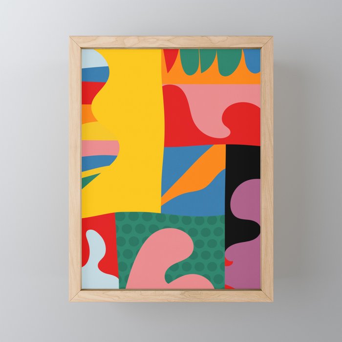 bold abstraction minimal 2 Mini Art Print Gallery Image 1