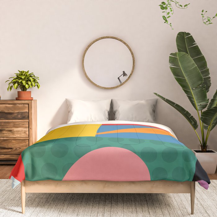 bold abstraction minimal 2 Comforter Gallery Image 3