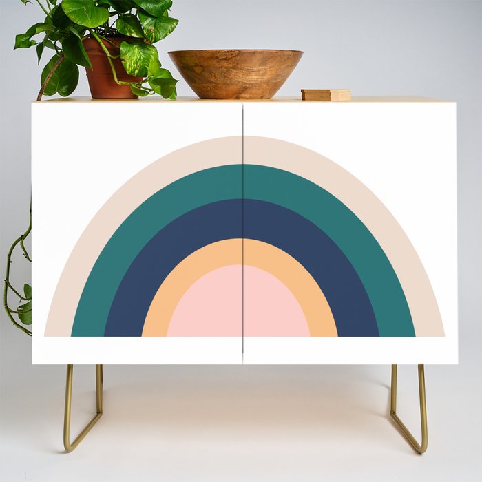 Triple Rainbow in Green Credenza Gallery Image 1