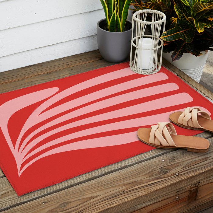 Coral Leaf: Paper Cutouts Matisse Edition Outdoor Rug Gallery Image 2