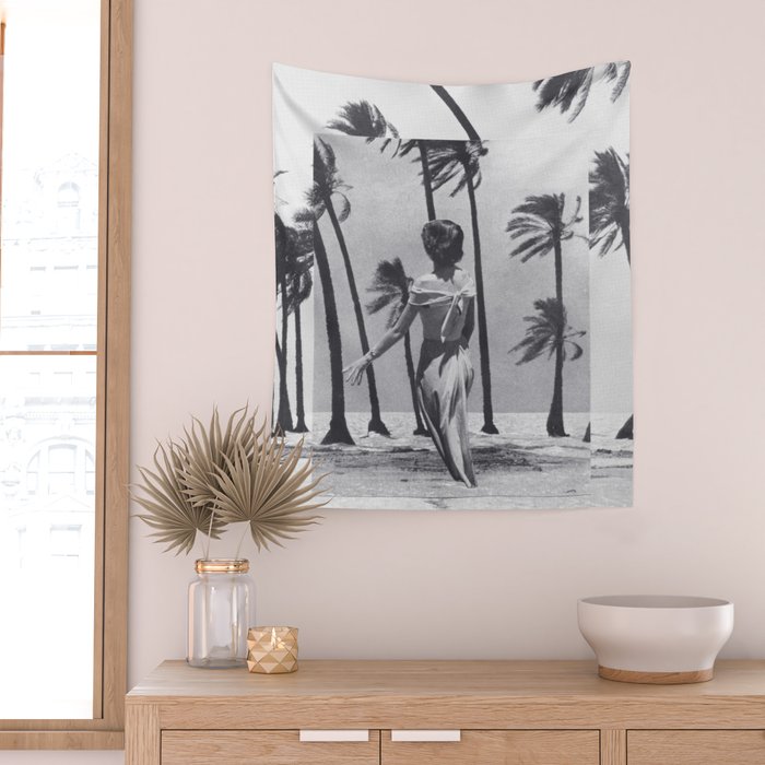 Tropical Storm Wall Tapestry Gallery Image 2