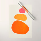 Pebbles: Mid Century Abstraction Wrapping Paper Gallery Image 1