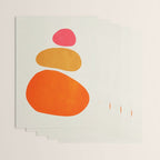 Pebbles: Mid Century Abstraction Wrapping Paper Gallery Image 3