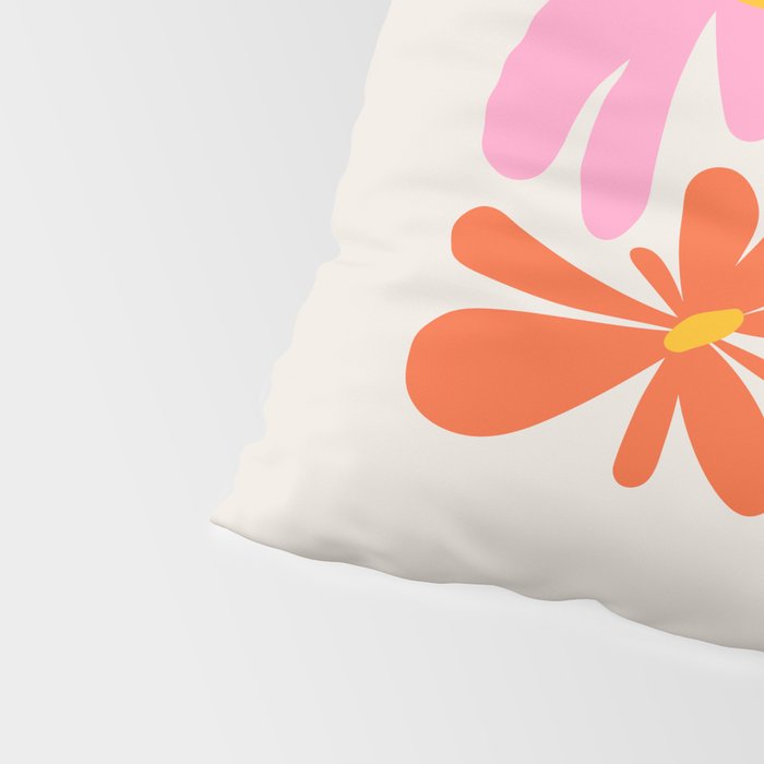 Bloom: Peach Matisse Color Series 04 Pillow Sham Gallery Image 4