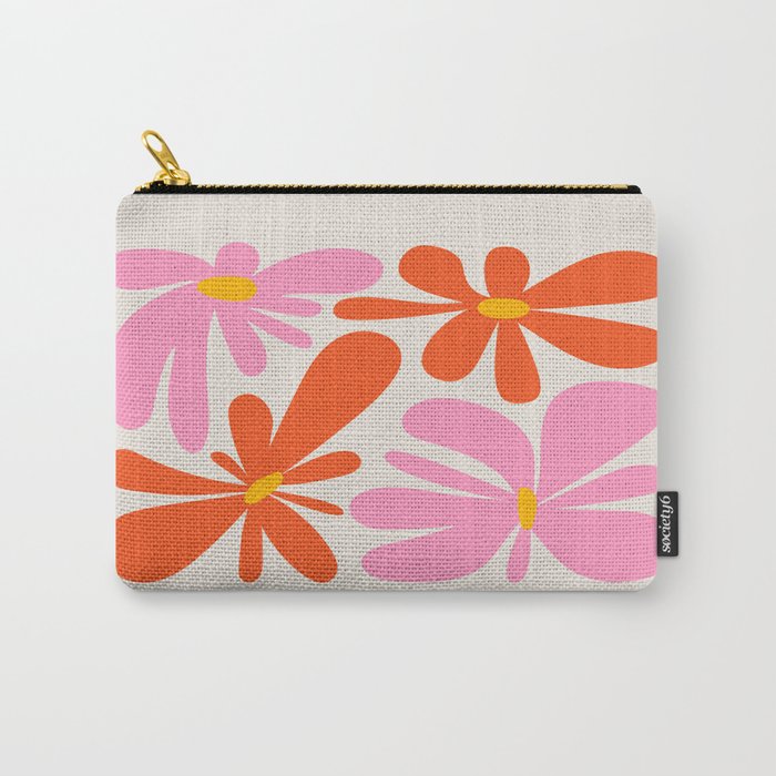Bloom: Peach Matisse Color Series 04 Carry All Pouch Gallery Image 1