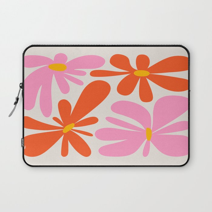 Bloom: Peach Matisse Color Series 04 Laptop Sleeve Gallery Image 1