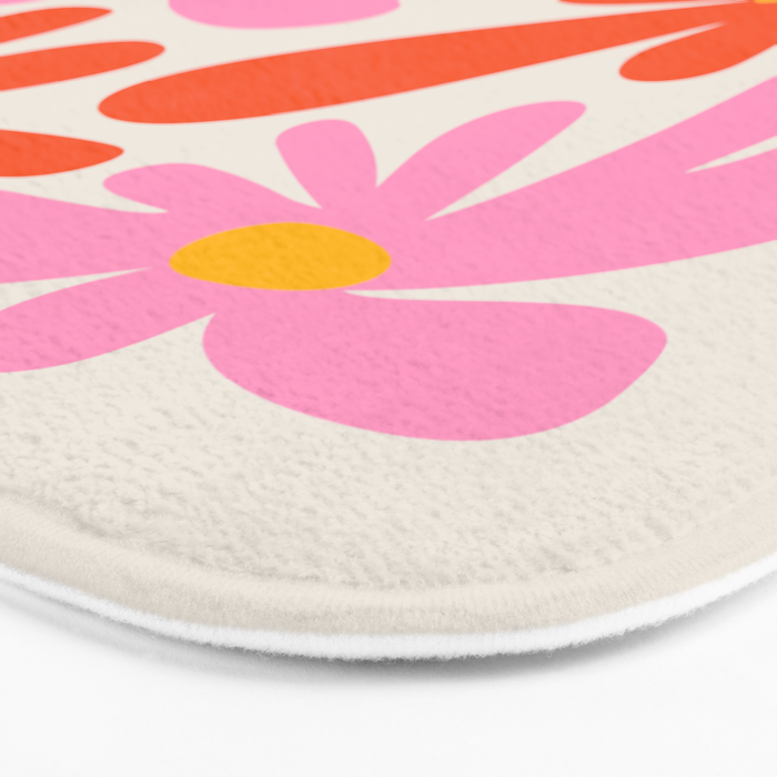 Bloom: Peach Matisse Color Series 04 Bath Mat Gallery Image 3