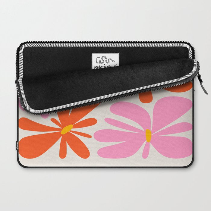 Bloom: Peach Matisse Color Series 04 Laptop Sleeve Gallery Image 2