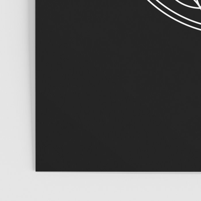 Flower of life on black Poster Gallery Image 3