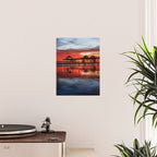 Sunset At The Huntington Beach Pier  Poster Gallery Image 2
