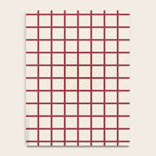 Red On Cream Grid Notebook Gallery Image 4