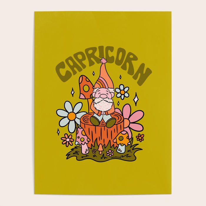 Capricorn Gnome Poster Gallery Image 4