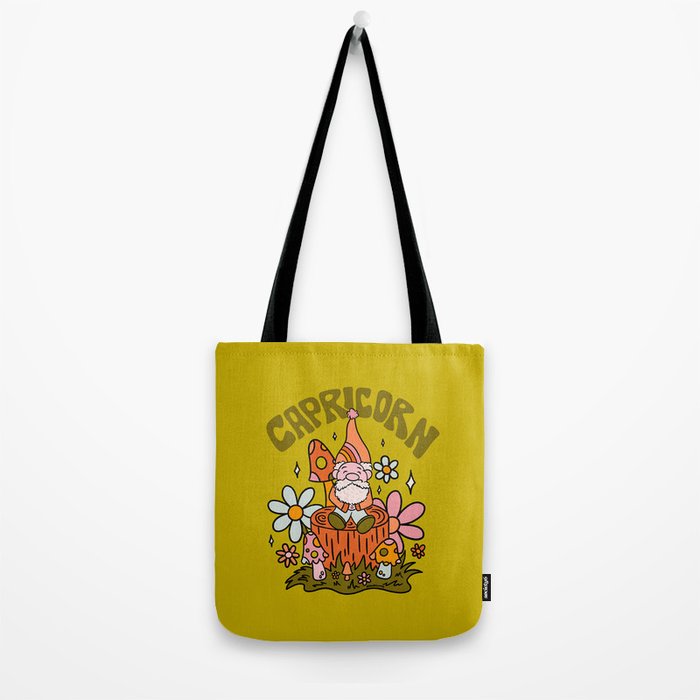 Capricorn Gnome Tote Bag Gallery Image 2