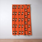 Fitz - Preppy cat Window Curtain Gallery Image 3