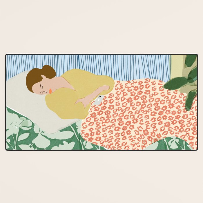 People used to fall asleep with books in their hands Desk Mat Gallery Image 3
